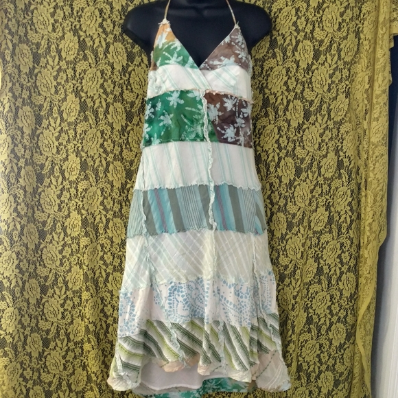 Patchwork Whimsy Vintage Inspired Sundress - Picture 1 of 5